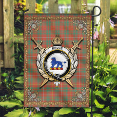 Clan Bruce Ancient Tartan Crest Garden Flag  - Celtic Thistle  ZI64 Clan Bruce Tartan Today   