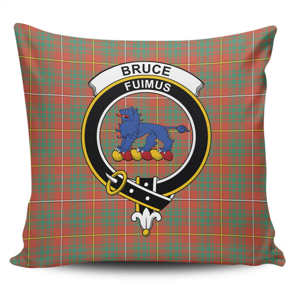 Clan Bruce Ancient Tartan Crest Pillow Cover DI35 Clan Bruce Tartan Today   