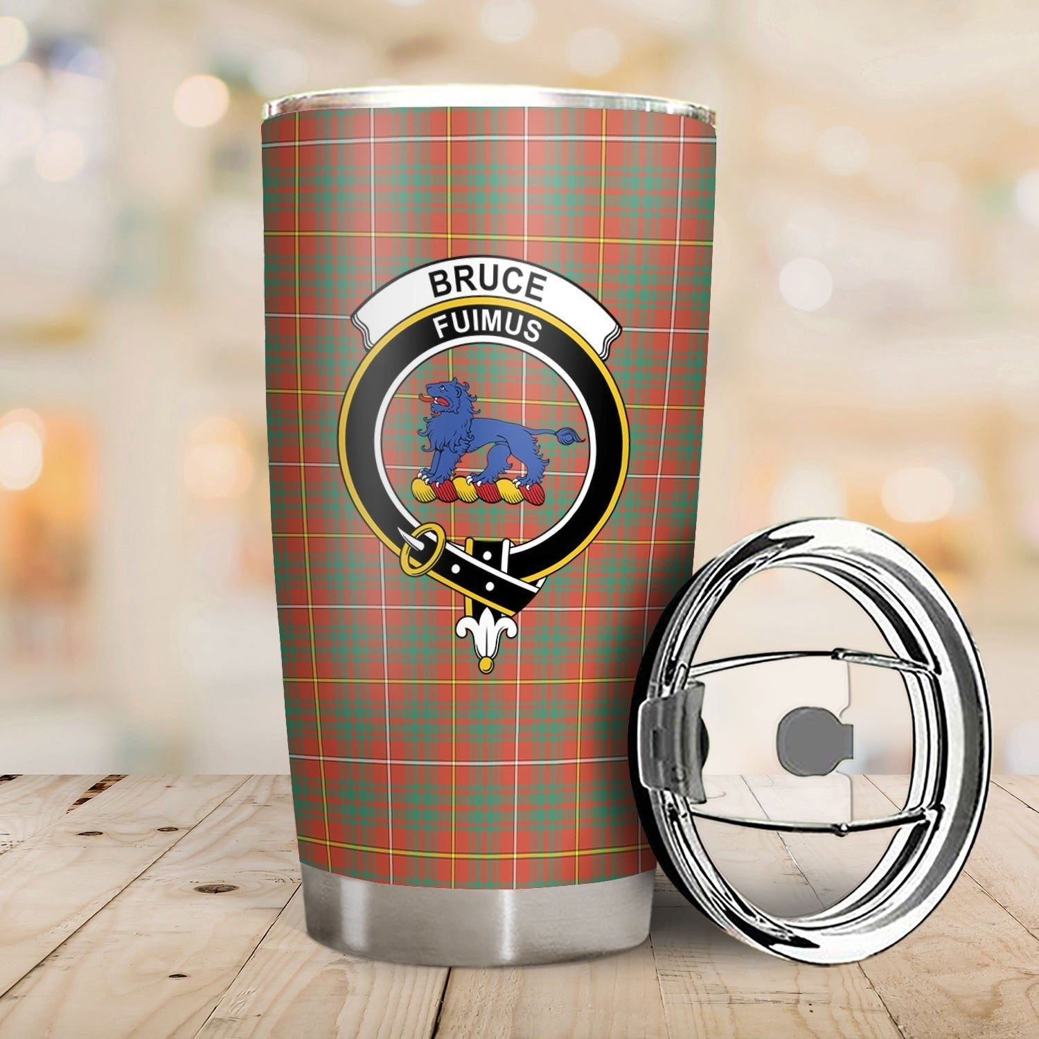 Clan Bruce Ancient Tartan Crest Tumbler IE46 Clan Bruce Tartan Today   