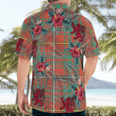 Clan Bruce Ancient Tartan Scottish Lion Hawaiian Shirt OE15 Bruce Ancient Tartan Tartan Hawaii Shirt   