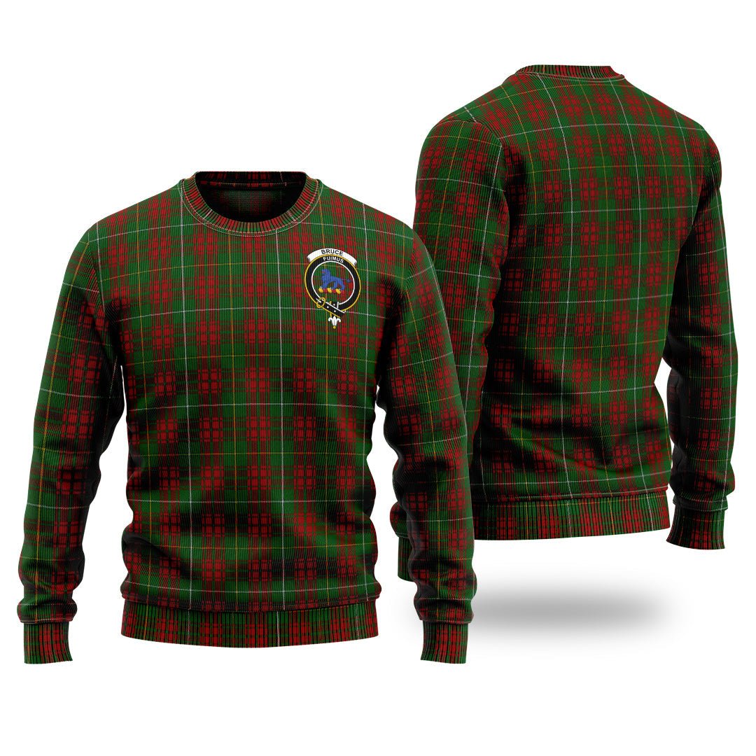 Clan Bruce Hunting Tartan Christmas Ugly Sweater HP61 Bruce Hunting Tartan Tartan Sweater   