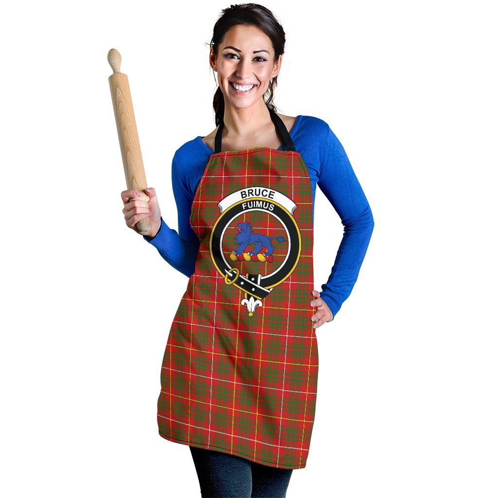 Clan Bruce Modern Tartan Crest Apron DW23 Clan Bruce Tartan Today   