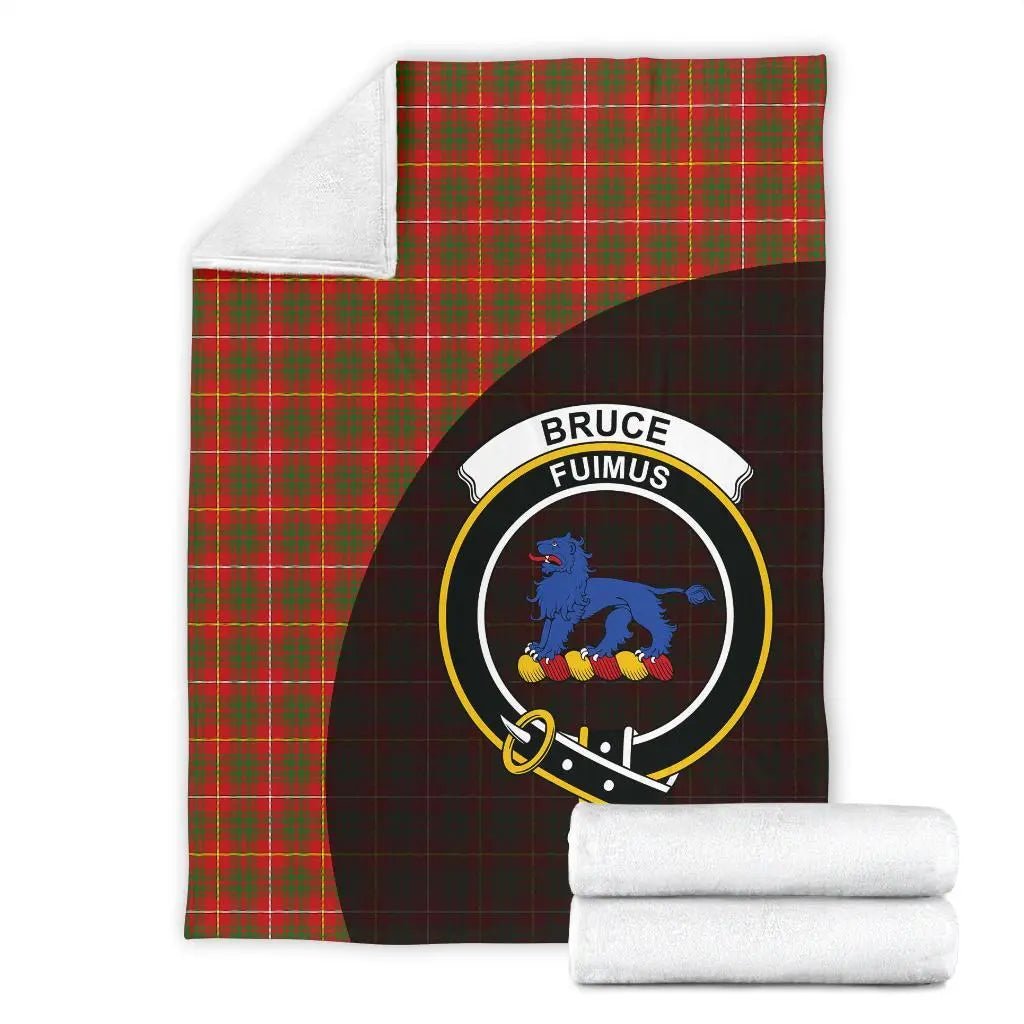 Clan Bruce Modern Tartan Crest Blanket Wave Style WS43 Clan Bruce Tartan Today   