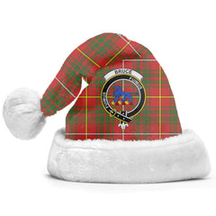 Clan Bruce Modern Tartan Crest Christmas Santa Hat SW26 Bruce Modern Tartan Tartan Santa Hat   