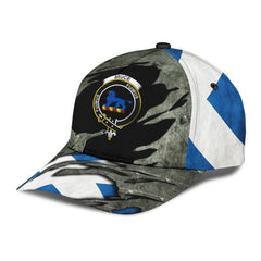 Clan Bruce Modern Tartan Crest Classic Cap DT68 Bruce Modern Tartan Tartan Cap   