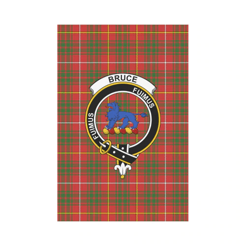 Clan Bruce Modern Tartan Crest Garden Flag RU51 Clan Bruce Tartan Today   