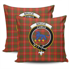 Clan Bruce Modern Tartan Crest Pillow Cover PA27 Clan Bruce Tartan Today   