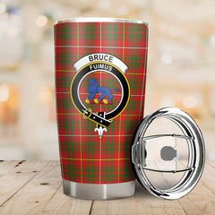 Clan Bruce Modern Tartan Crest Tumbler DZ31 Clan Bruce Tartan Today   