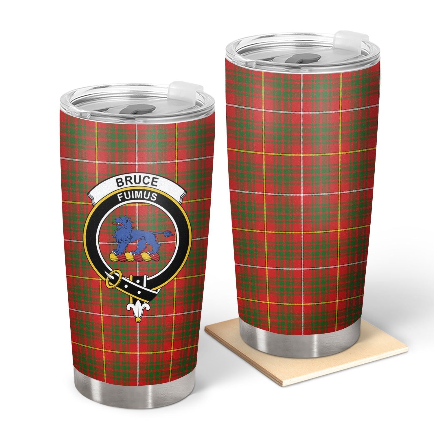 Clan Bruce Modern Tartan Crest Tumbler DZ31 Clan Bruce Tartan Today   