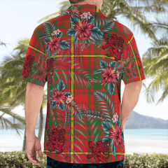 Clan Bruce Modern Tartan Scottish Lion Hawaiian Shirt RL39 Bruce Modern Tartan Tartan Hawaii Shirt   