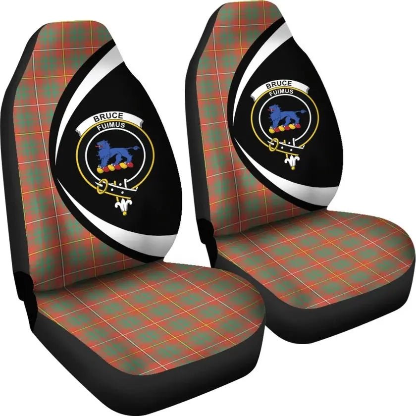 Clan Bruce Tartan Family Crest Car seat Cover LS90 Clan Bruce Tartan Today   