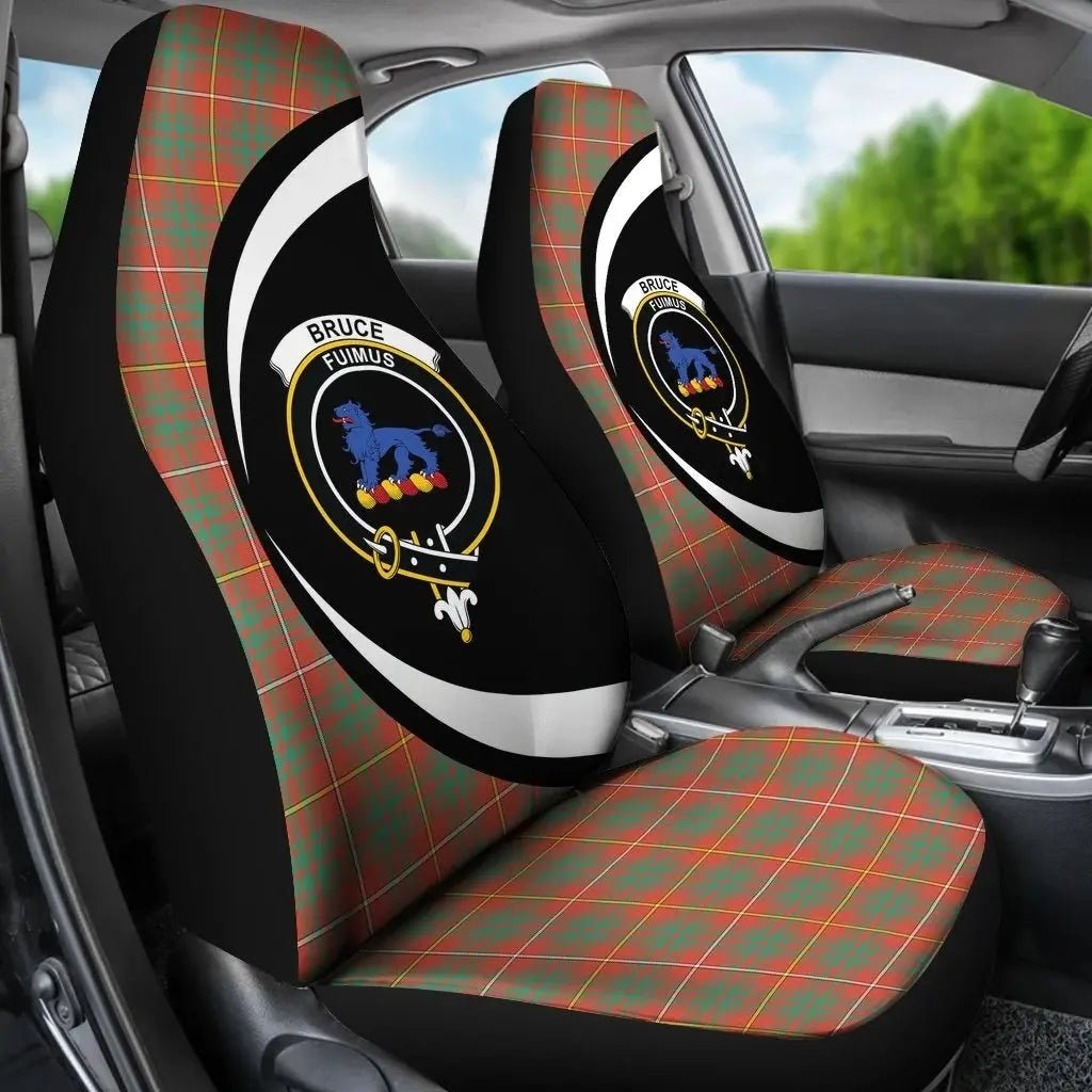 Clan Bruce Tartan Family Crest Car seat Cover LS90 Clan Bruce Tartan Today   