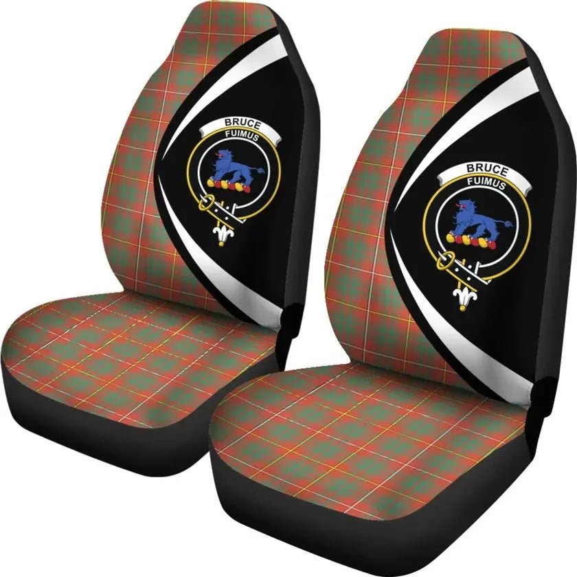 Clan Bruce Tartan Family Crest Car seat Cover LS90 Clan Bruce Tartan Today   