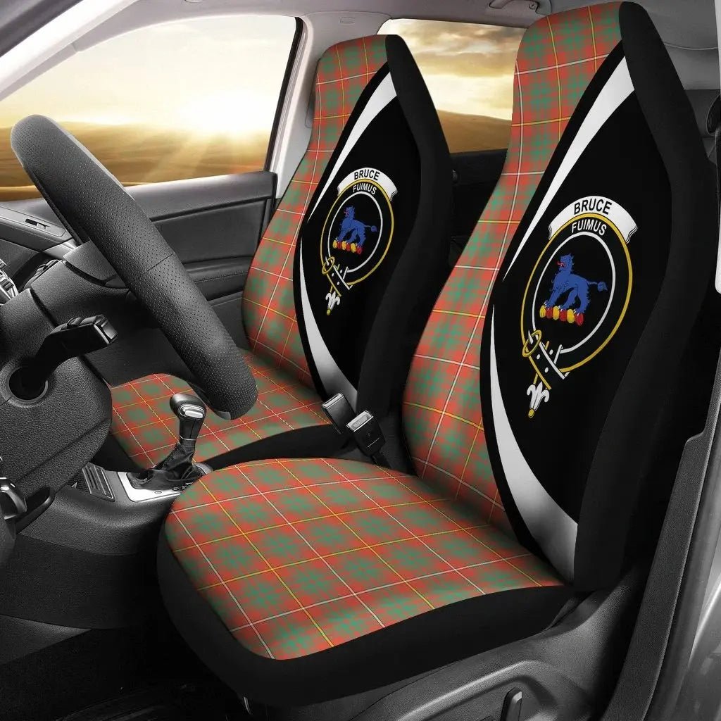 Clan Bruce Tartan Family Crest Car seat Cover LS90 Clan Bruce Tartan Today   