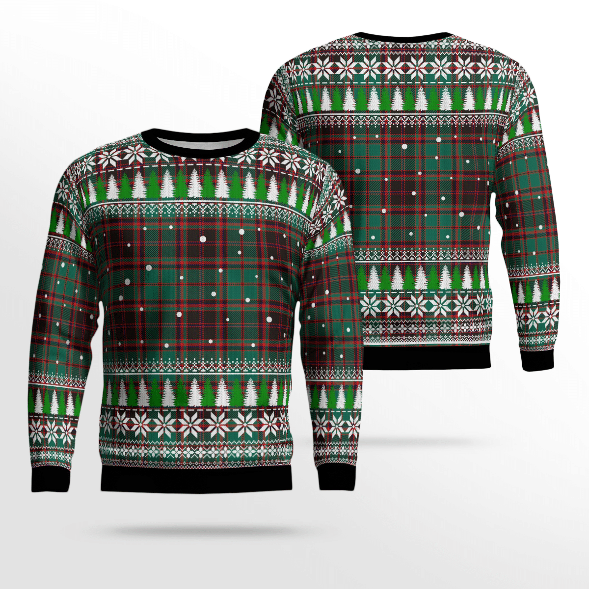 Clan Buchan Ancient Tartan Christmas Ugly Sweater OK33 Buchan Ancient Tartan Tartan Ugly Sweater   