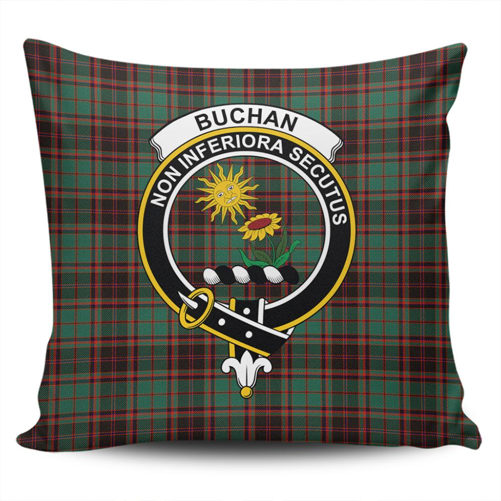 Clan Buchan Ancient Tartan Crest Pillow Cover QL52 Clan Buchan Tartan Today   