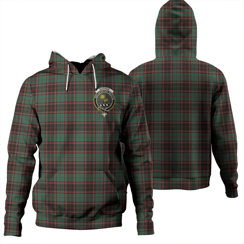 Clan Buchan Ancient Tartan Hoodie Crest ORFOVYFQ-1 Buchan Ancient Tartan Hoodies   