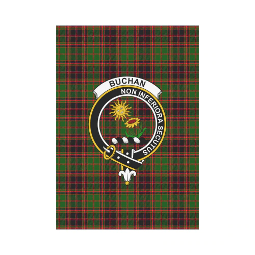 Clan Buchan Modern Tartan Crest Garden Flag PT29 Clan Buchan Tartan Today   