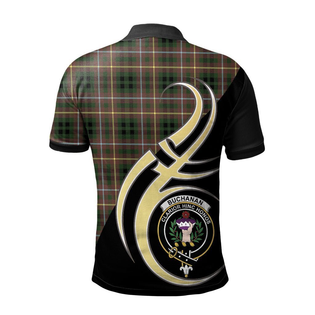 Clan Buchanan Hunting Tartan Polo Shirt - Believe In Me Style UI84 Buchanan Hunting Tartan Tartan Polo   