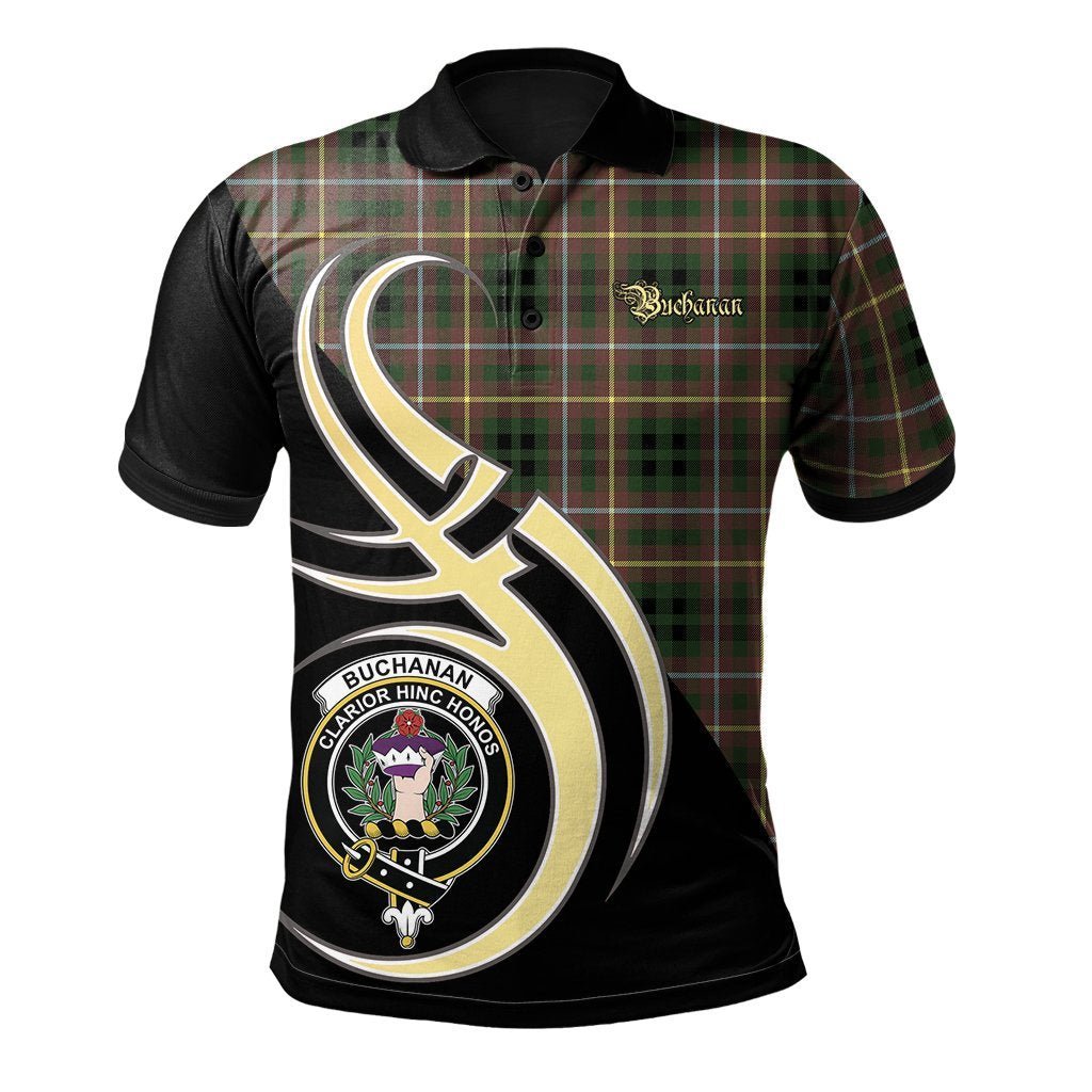 Clan Buchanan Hunting Tartan Polo Shirt - Believe In Me Style UI84 Buchanan Hunting Tartan Tartan Polo   