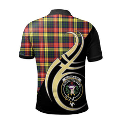 Clan Buchanan Modern Tartan Polo Shirt - Believe In Me Style ZZ59 Buchanan Modern Tartan Tartan Polo   