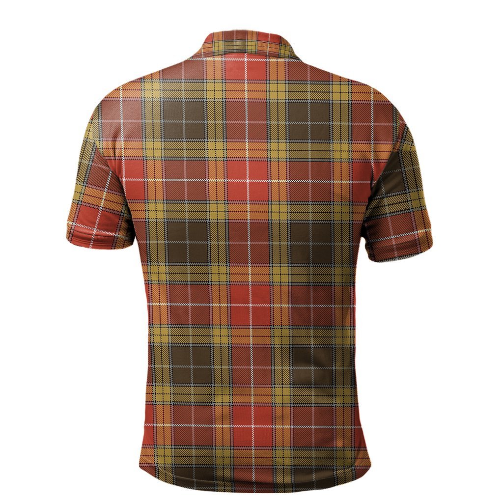 Clan Buchanan Old Set Weathered Tartan Polo Shirt HW58 Buchanan Old Set Weathered Tartan Tartan Polo   