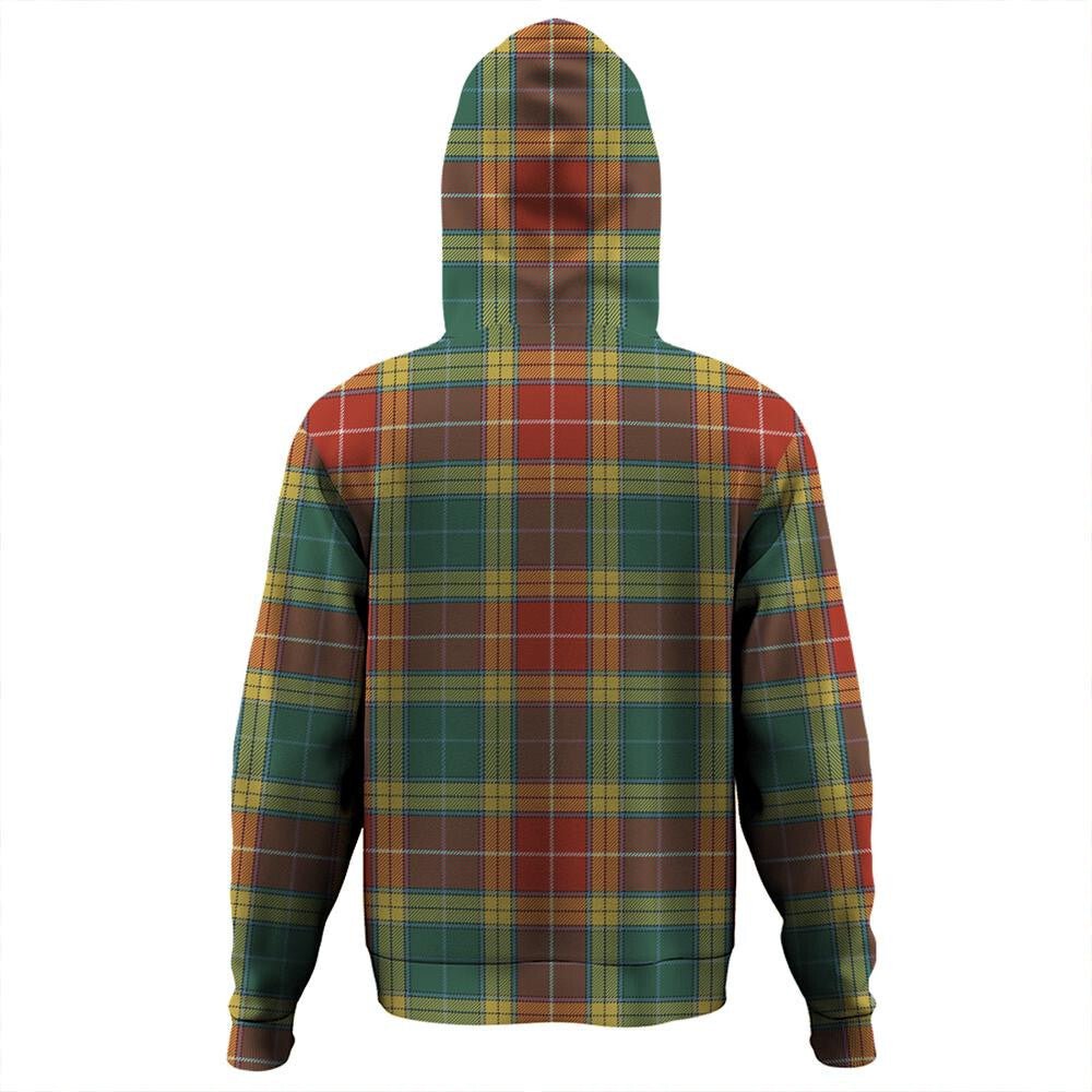 Clan Buchanan Old Sett Tartan Hoodie Crest 1RGQNIQD-1 Buchanan Old Sett Tartan Hoodies   