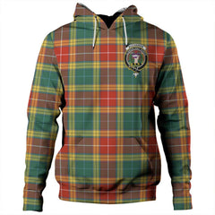 Clan Buchanan Old Sett Tartan Hoodie Crest 1RGQNIQD-1 Buchanan Old Sett Tartan Hoodies   