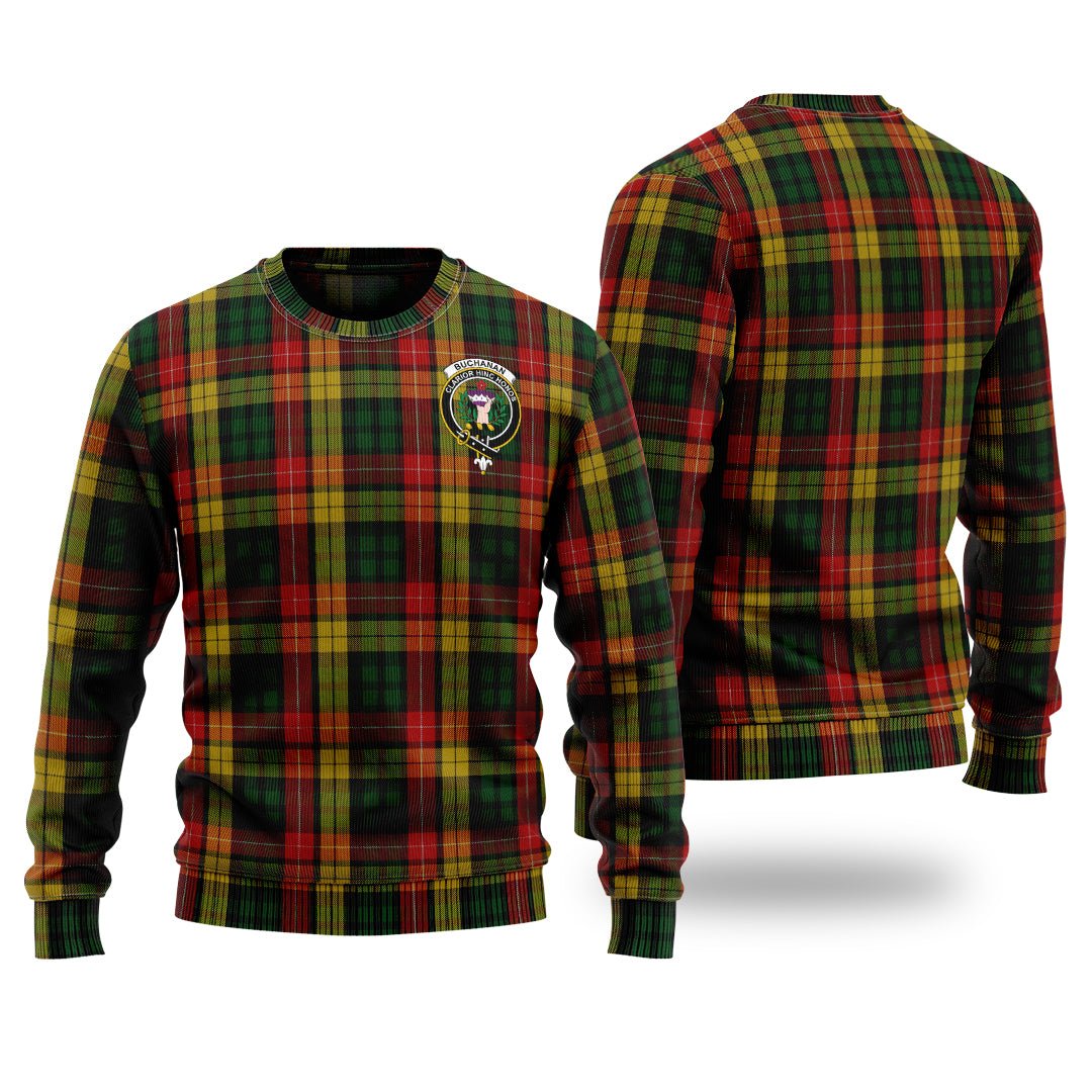 Clan Buchanan Tartan Christmas Ugly Sweater FG86 Buchanan Tartan Tartan Sweater   