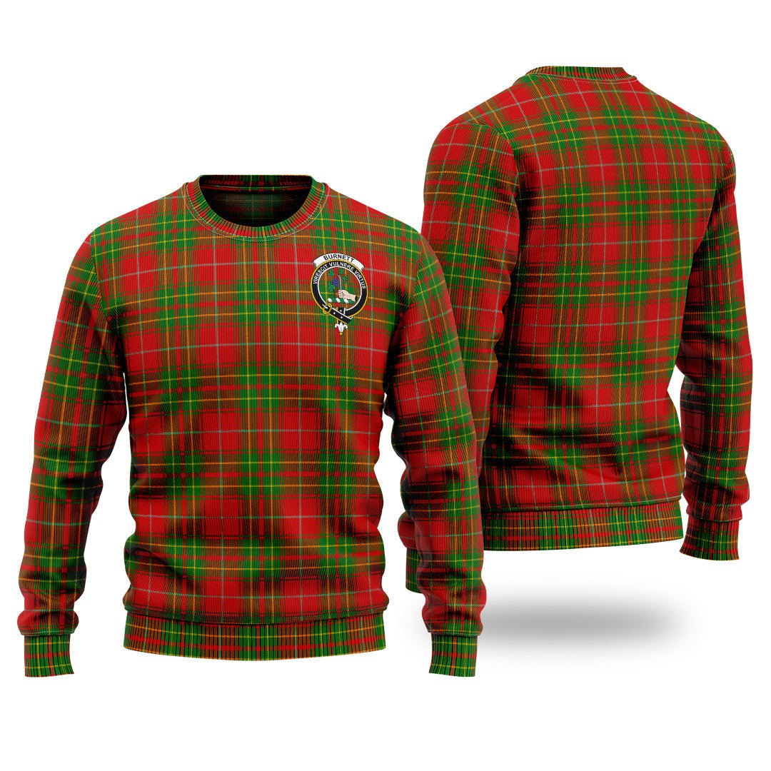 Clan Burnett Ancient Tartan Christmas Ugly Sweater KV14 Burnett Ancient Tartan Tartan Sweater   