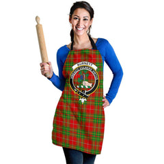 Clan Burnett Ancient Tartan Crest Apron UX12 Clan Burnett Tartan Today   