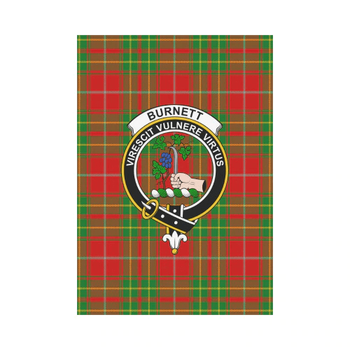 Clan Burnett Ancient Tartan Crest Garden Flag PF20 Clan Burnett Tartan Today   