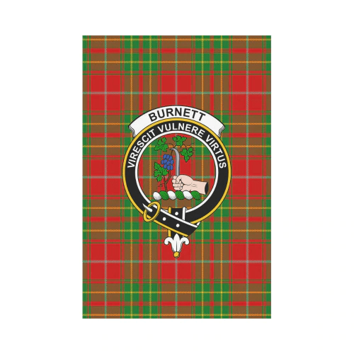 Clan Burnett Ancient Tartan Crest Garden Flag PF20 Clan Burnett Tartan Today   