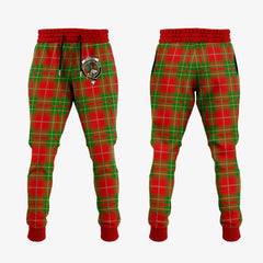 Clan Burnett Ancient Tartan Crest Jogger Sweatpants ZI73 Clan Burnett Tartan Today   