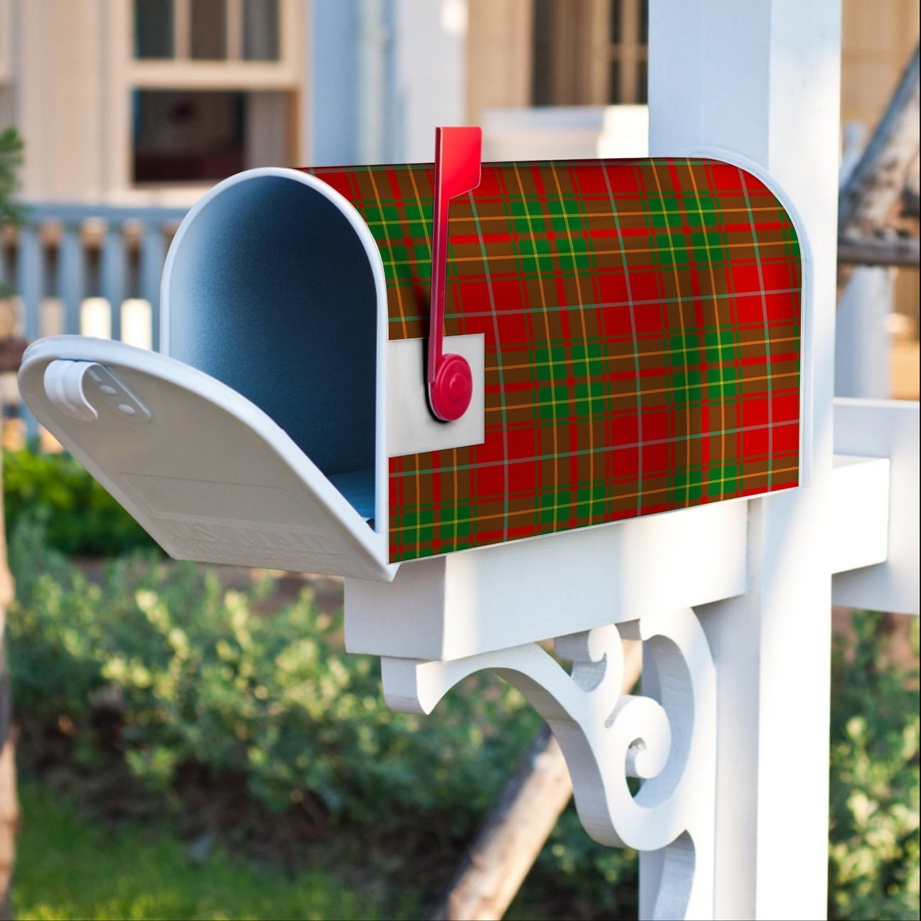 Clan Burnett Ancient Tartan Crest Mailbox WJ23 Clan Burnett Tartan Today   