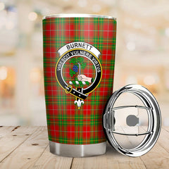 Clan Burnett Ancient Tartan Crest Tumbler KZ39 Clan Burnett Tartan Today   