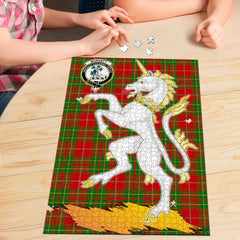 Clan Burnett Ancient Tartan Crest Unicorn Scotland Jigsaw Puzzles Gift For Family UI61 Clan Burnett Tartan Today   