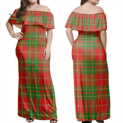 Clan Burnett Ancient Tartan Hawaii Dress ZH44 Clan Burnett Tartan Hawaii Dress   