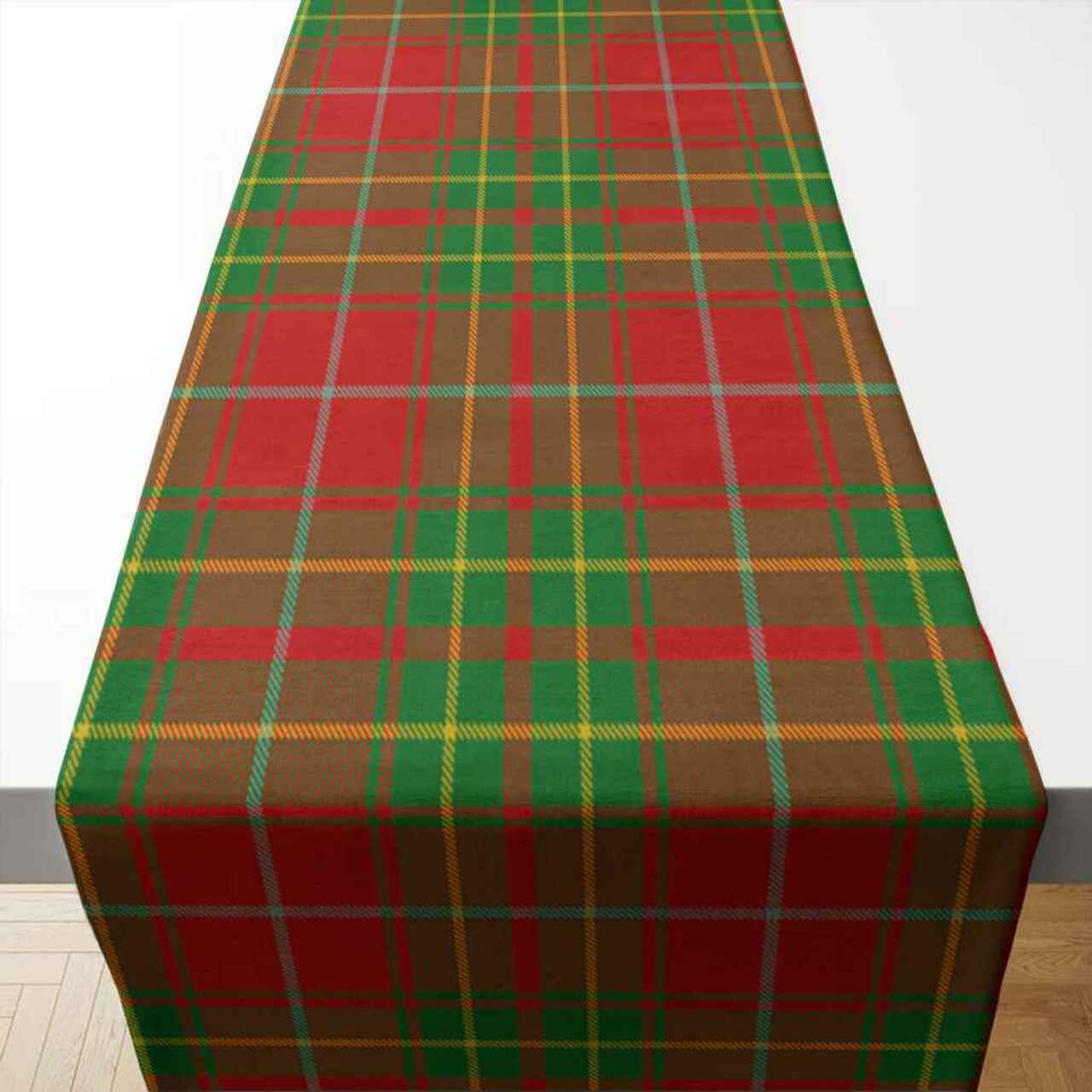 Clan Burnett Ancient Tartan Table Runner Cotton ZL31 Burnett Ancient Tartan Tartan Table Runner   