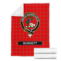 Clan Burnett Family Tartan Crest Blanket 3 Sizes GB20 Clan Burnett Tartan Today   