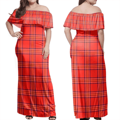 Clan Burnett Modern Tartan Hawaii Dress QN62 Clan Burnett Tartan Hawaii Dress   