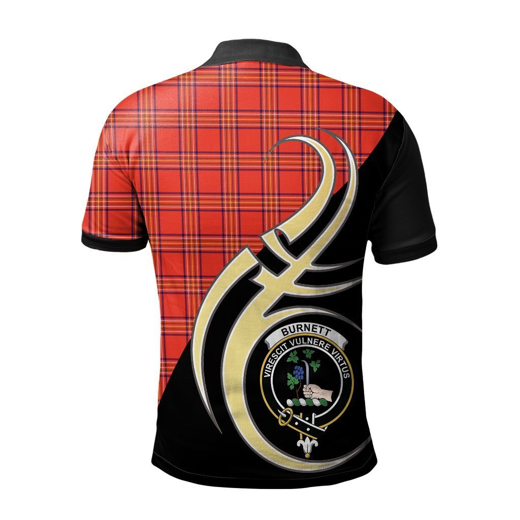 Clan Burnett Modern Tartan Polo Shirt - Believe In Me Style VM60 Burnett Modern Tartan Tartan Polo   