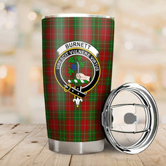 Clan Burnett Tartan Crest Tumbler GT50 Clan Burnett Tartan Today   