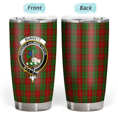 Clan Burnett Tartan Crest Tumbler GT50 Clan Burnett Tartan Today   