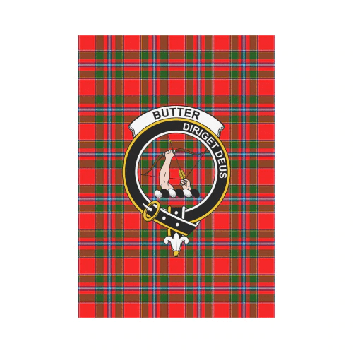 Clan Butter Tartan Crest Garden Flag YT71 Clan Butter Tartan Today   