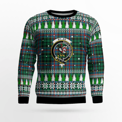 Clan Byres 1 Crest Tartan Christmas Ugly Sweater TQ85 Byres 1 Crest Tartan Tartan Ugly Sweater   