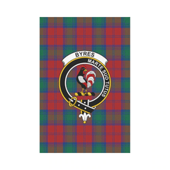 Clan Byres Tartan Crest Garden Flag YK15 Clan Byres Tartan Today   