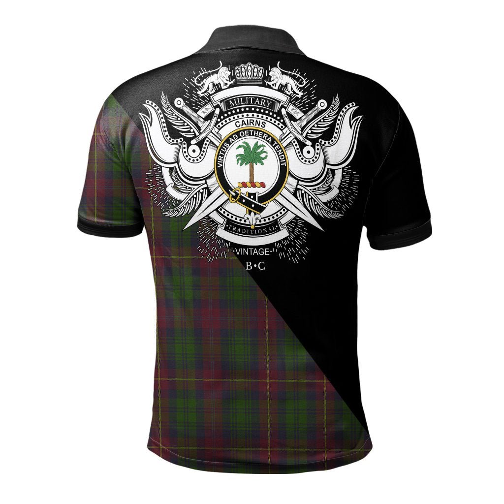 Clan Cairns Clan - Military Polo Shirt ZS14 Cairns Tartan Tartan Polo   