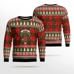 Clan Cairns Crest Tartan Christmas Ugly Sweater XW62 Cairns Crest Tartan Tartan Ugly Sweater   