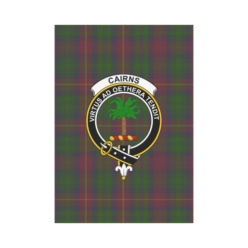 Clan Cairns Tartan Crest Garden Flag GM87 Clan Cairns Tartan Today   